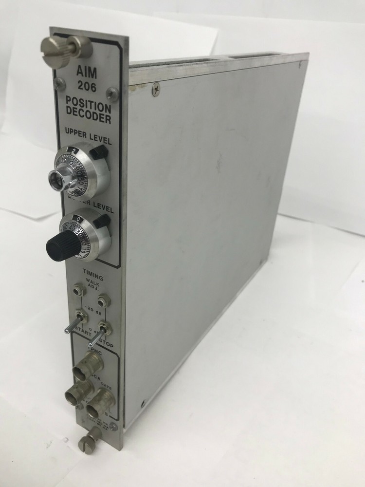 Ordela AIM 206 Position Decoder Nim Bin Plug-In Module