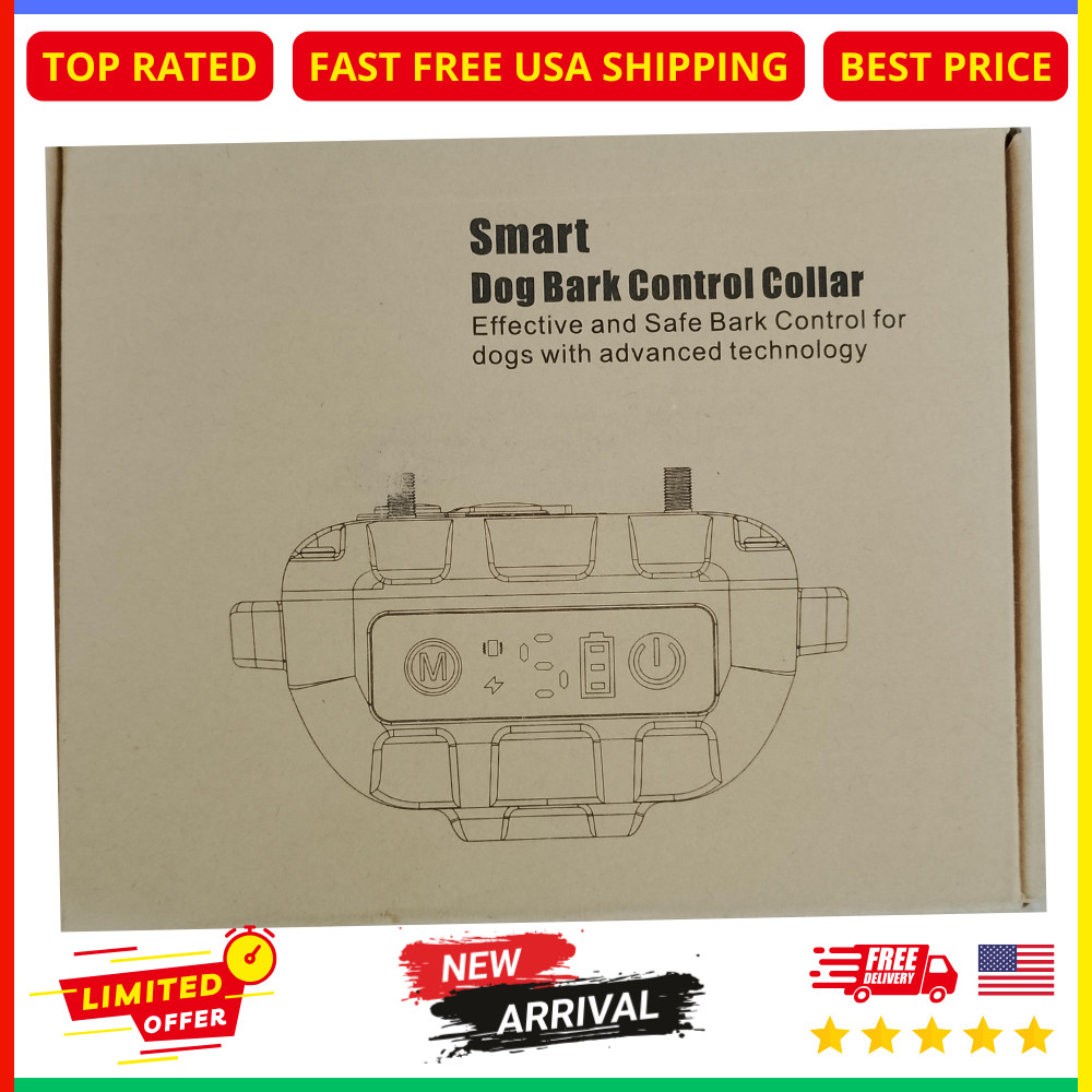 Rechargeable Dog Training Collar Waterproof Remote Beep Shock Control
