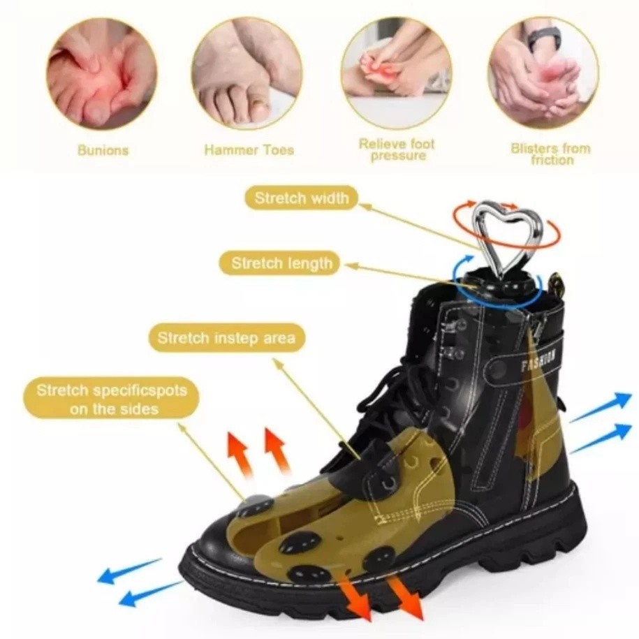 Shoe Stretcher Women Men Professional Boot Stretcher Adjustable Width Length