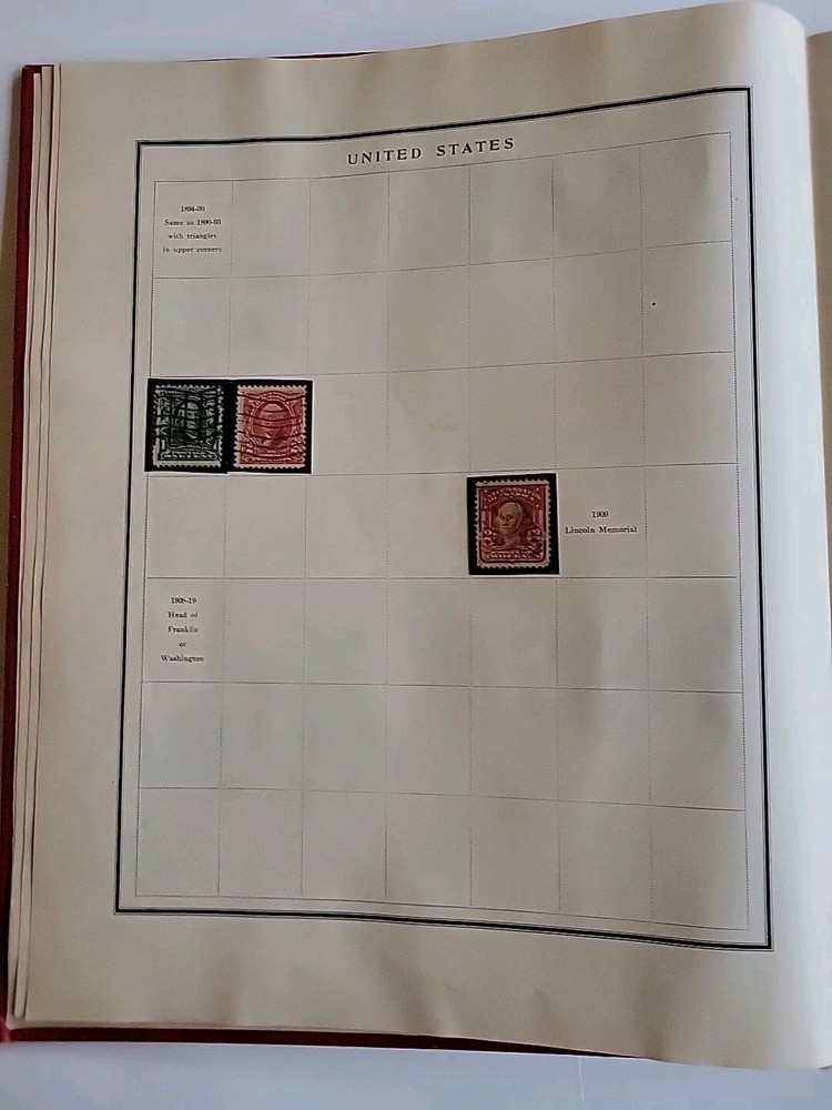 Modern Postage Stamp Album Fully Illustrated 1925 Edition