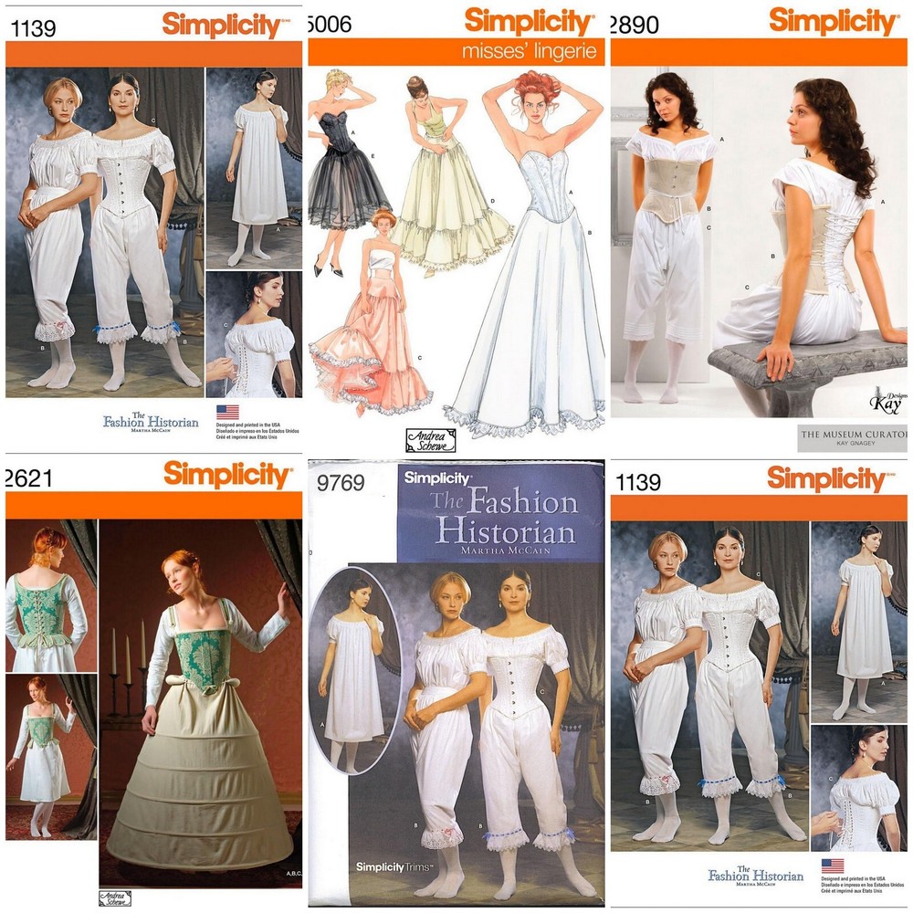OOP Simplicity Historical Under Garments Costume Pattern Renaissance UPIC