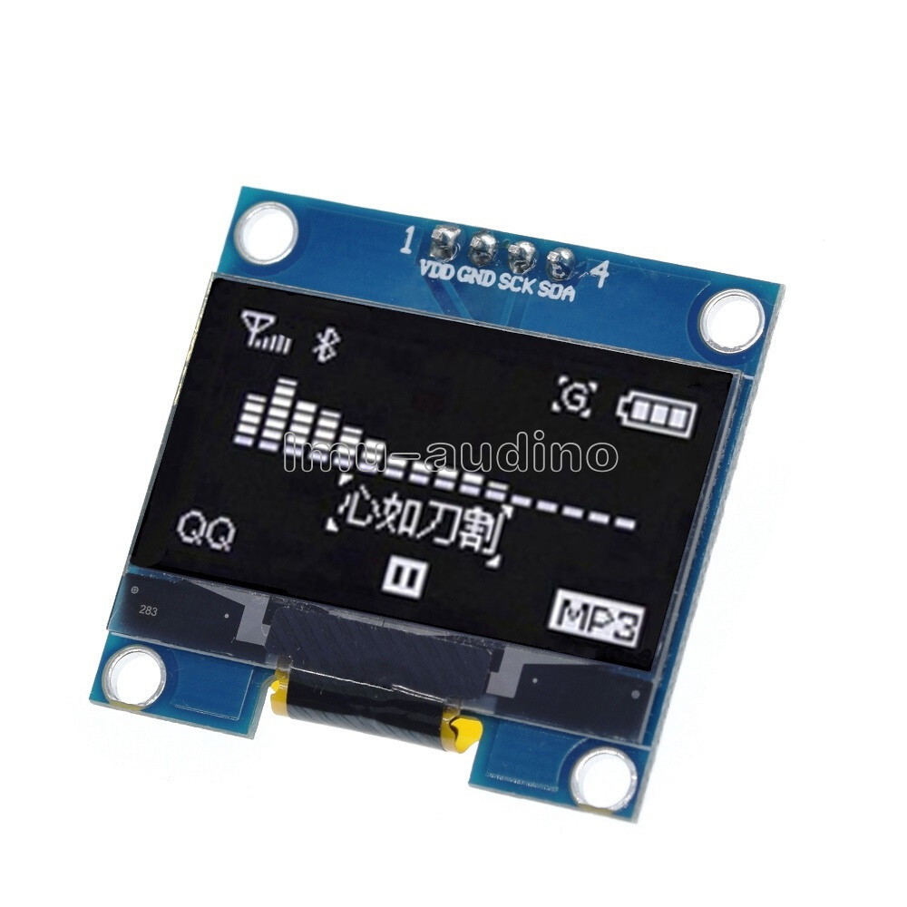 1.3" 4PIN White OLED LCD Display Module IIC I2C Interface 128x64 for Arduino