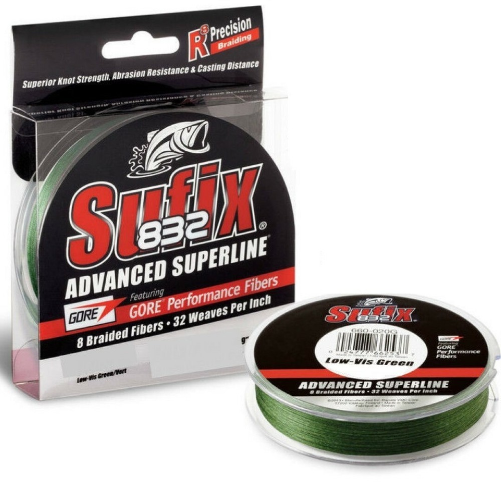 SUFIX ADVANCED SUPERLINE BRAID 832/150YARD-CHOOSE COLOR/SIZE