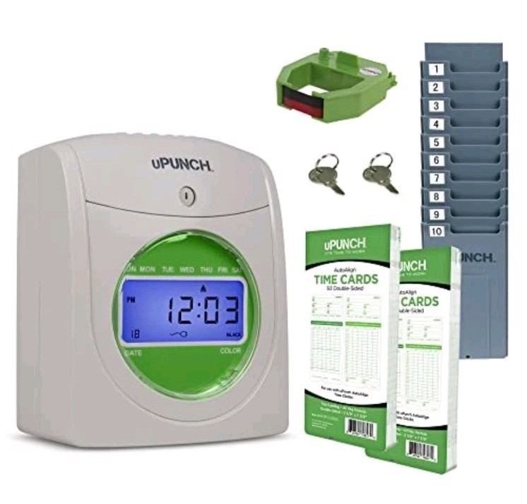 UPunch HN3500 Starter Time Clock Bundle With Cards NEW