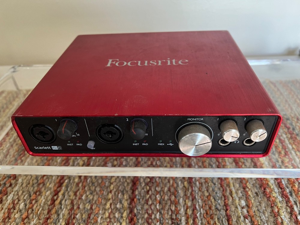 Focusrite Scarlett 6i6 (2nd Gen) USB Audio Interface Studio Recording UNTESTED