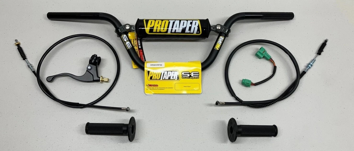 Kawasaki KLX110 Handle Bar Kit  2010-2026 L RL MODELS ONLY (BLACK BARS)