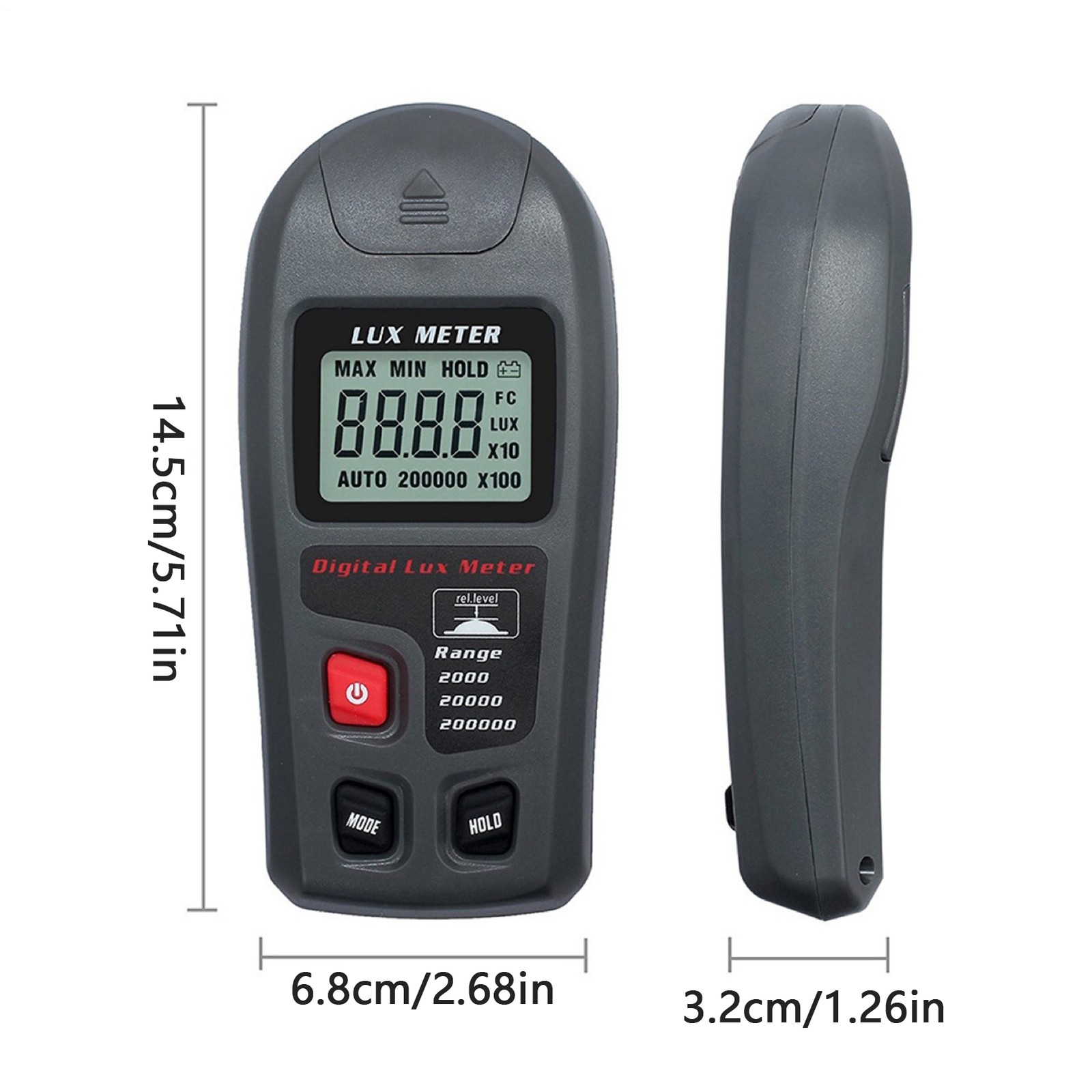 Digital LCD Screen Camera Light Meter Handheld Par Light Meter