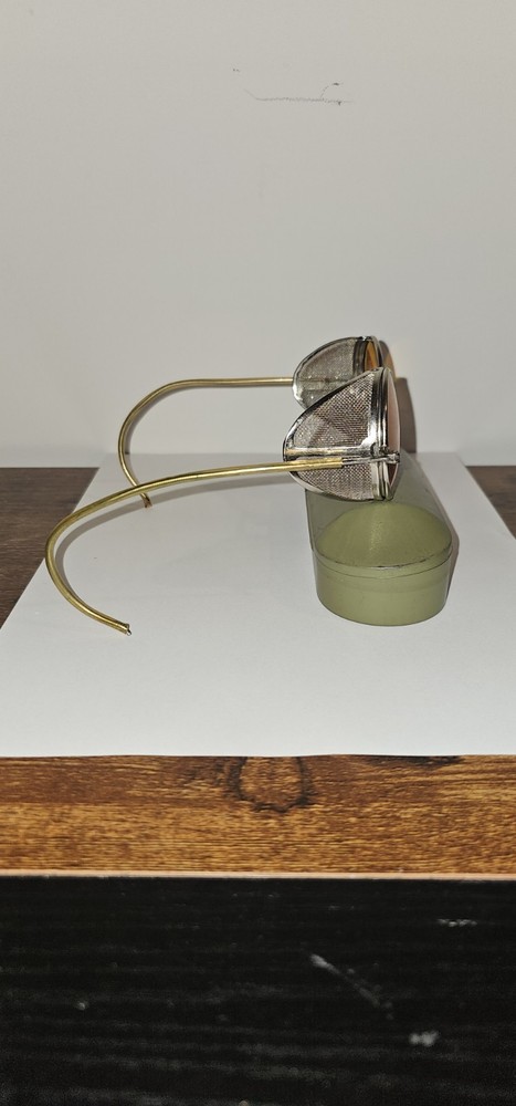 Welsh Manufacturing Company WWII Steampunk Saftey Glasses with Case