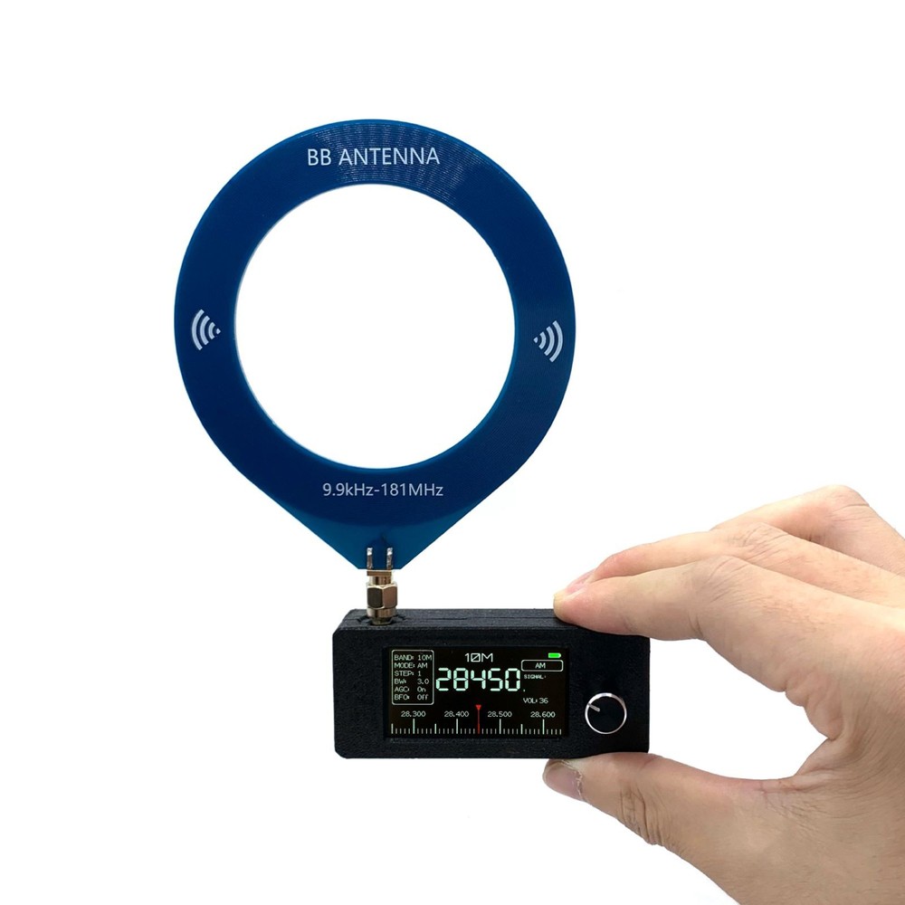 Pocket SI4732 Radio All Band Receiver Loop Antenna LSB USB AM FM Rechargeable