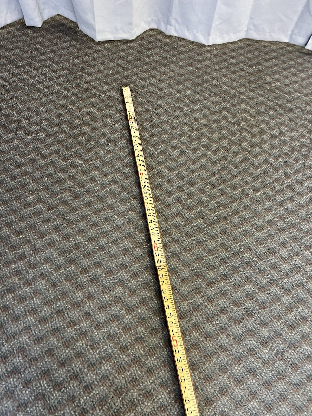 Vintage Wood Measuring Stick rule survey grade rod extending story pole transit