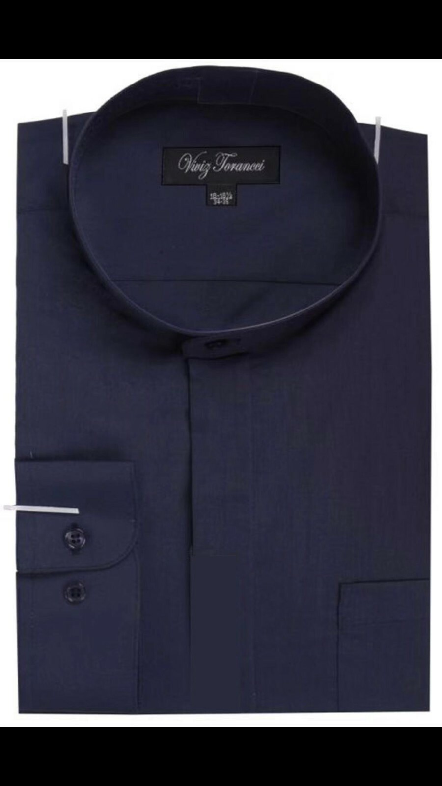 Fotino Landi SG01 Men's Mandarin Collar Dress Shirt New