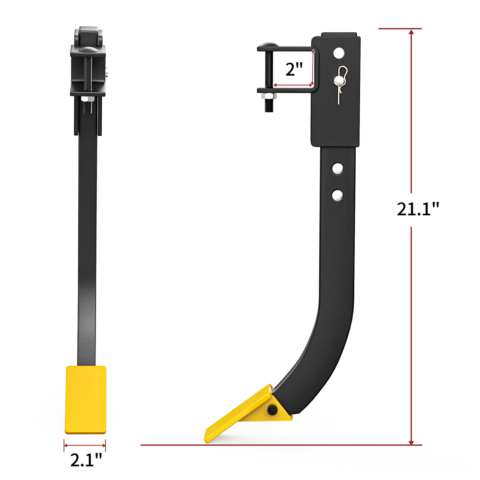 Manual Implement W/ 6 Scarifier Shank Detachable Cultivator For ATV/UTV Heavy