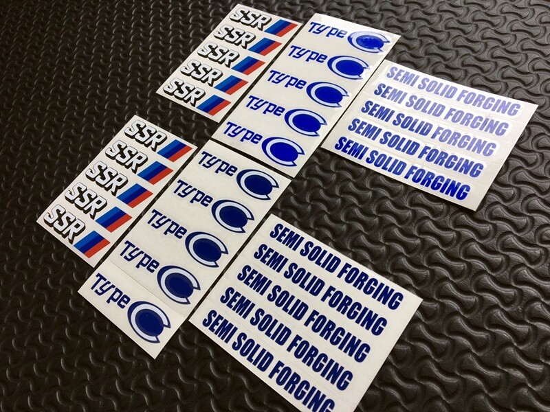 STICKER SSR type C / Competition / type F