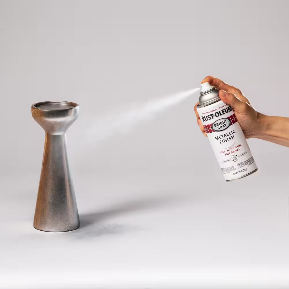 11 Oz. Bright Chrome Metallic Spray Paint