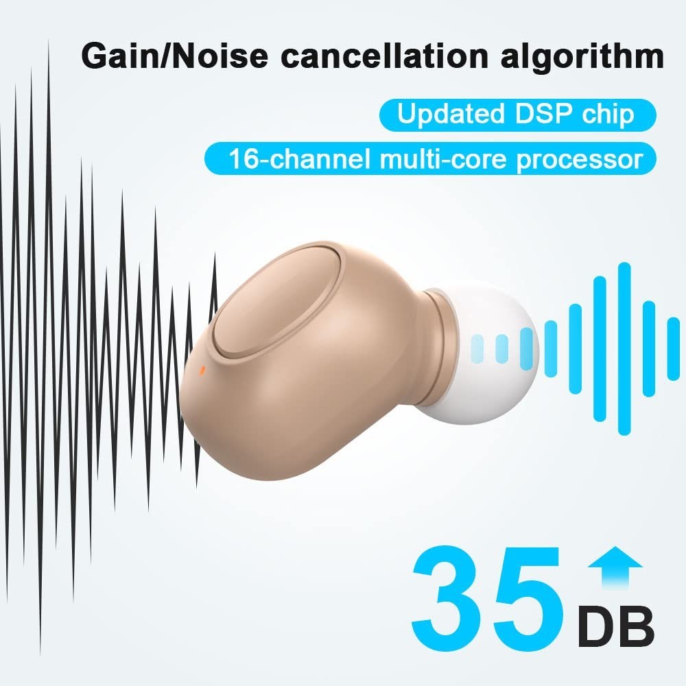 Rechargeable Hearing Aids for Adults Gain