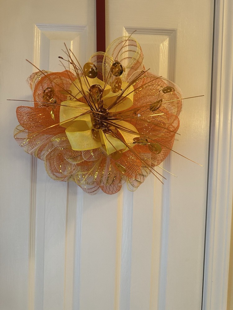 Halloween Happiness Bow for Mailbox Door Or Fall Decor
