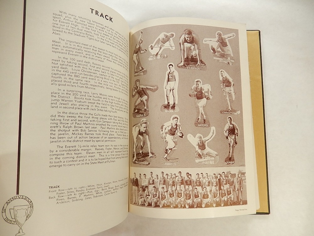 Yearbook, Everett High School, Everett Washington, 1942, Nesika