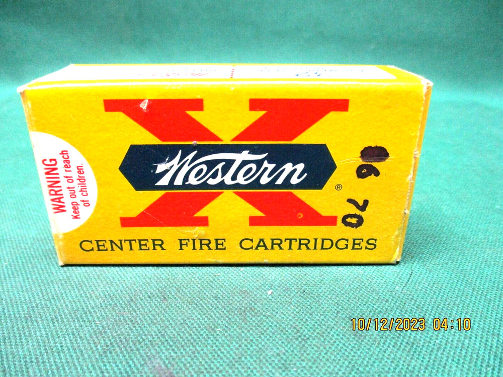 Vintage Western X, 32 Automatic 71Gr., Ammo Box, (EMPTY)