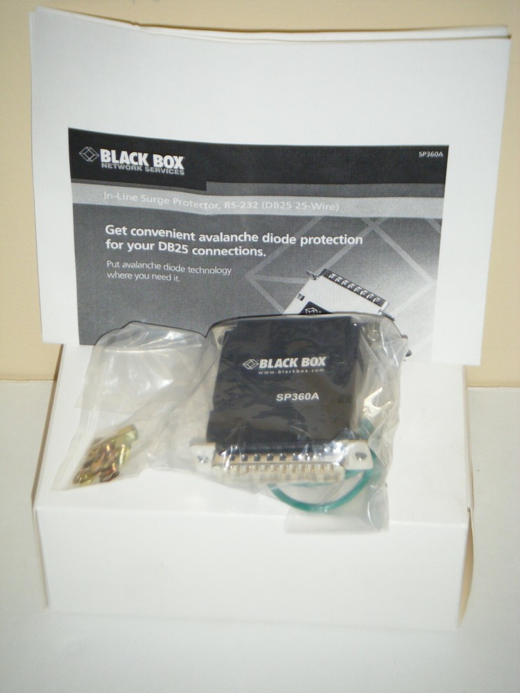 Black Box Networking SP360A RS-232 Serial Surge Protector