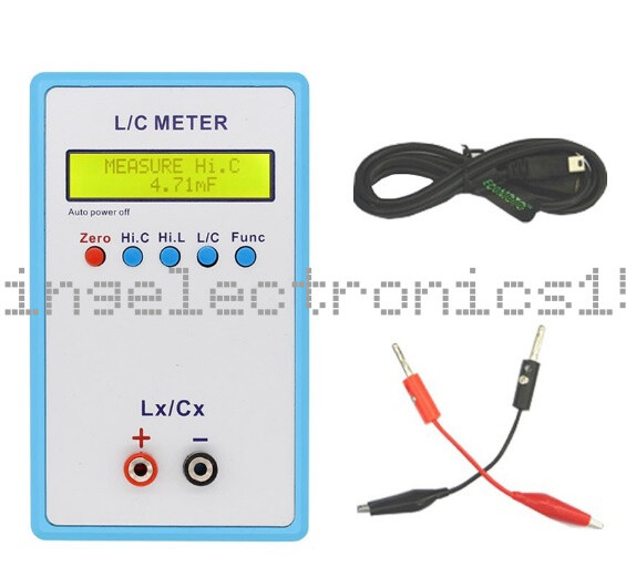 Handheld Capacitance Inductance L/C Meter LCR LC200A Multimeter Electric Bridge