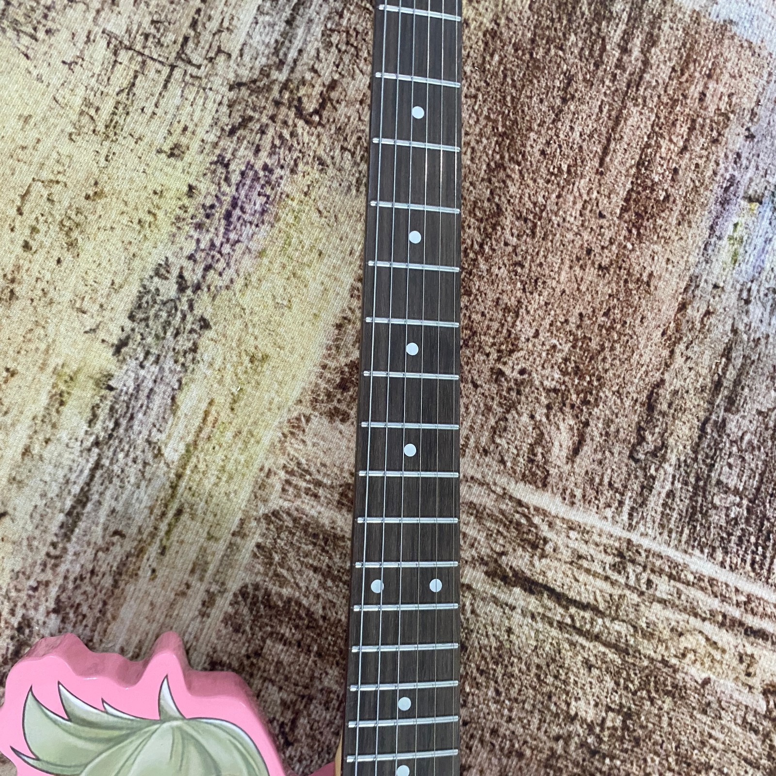 Anime&Manga beautiful girl shaped Electric Guitar Tremolo HH Pickups 24Frets