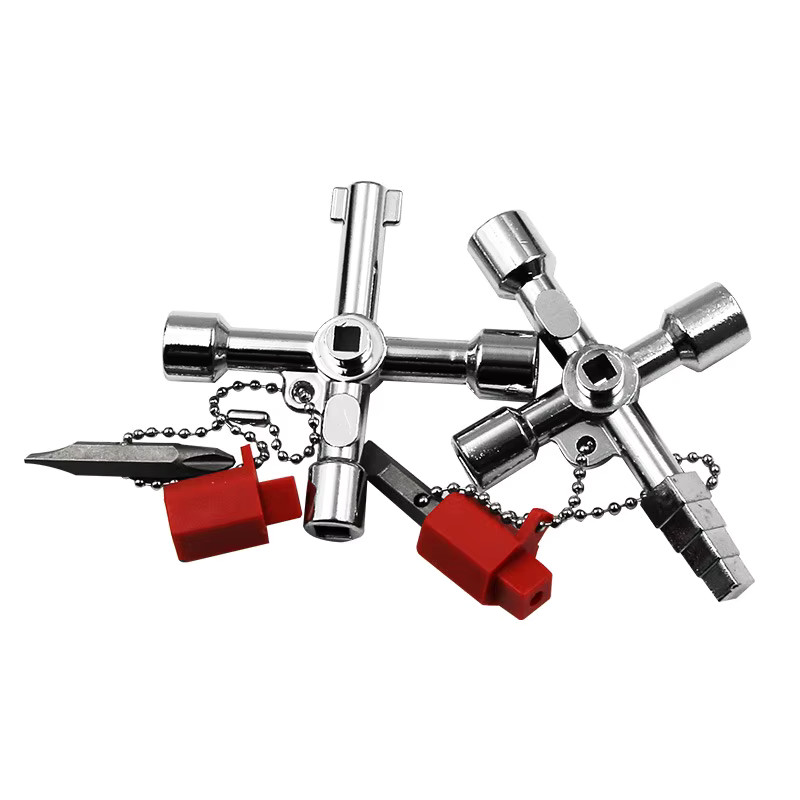 Multifunction Cross Switch Square Key Wrench Alloy Universal Triangle