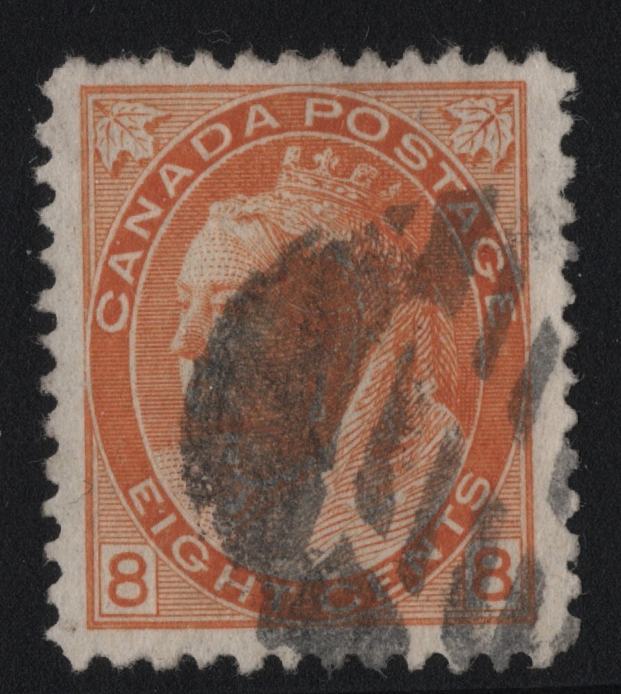 #82  Numeral  8c Canada used well centered