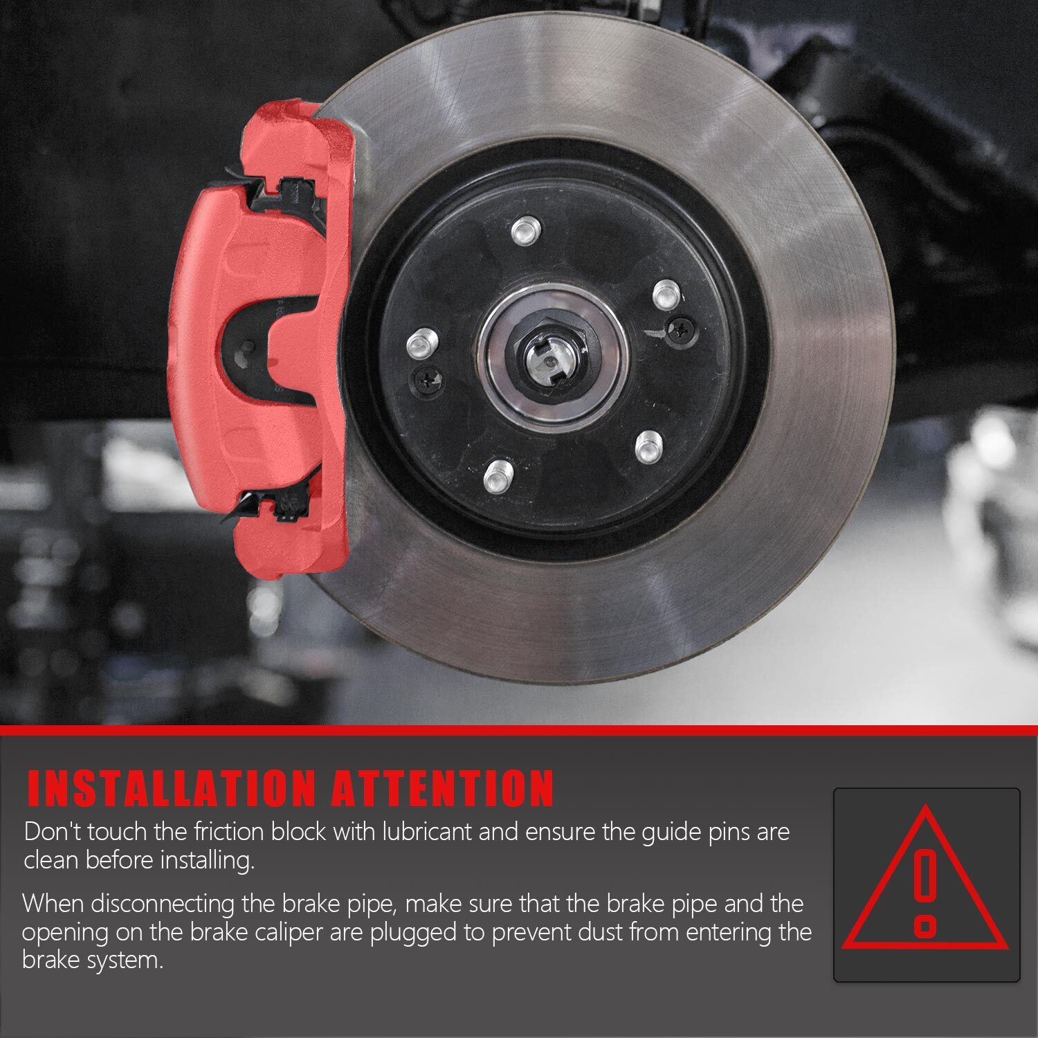 Rear Brake Calipers w/ Bracket Pair 2 for Chevy Silverado 1500 Classic GMC Yukon