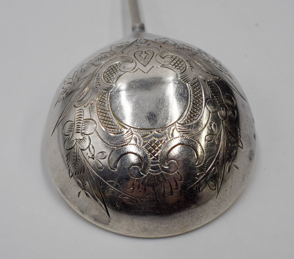Russian Large .84 Silver Brite Cut Spoon - 70 grams, Stepan Levin