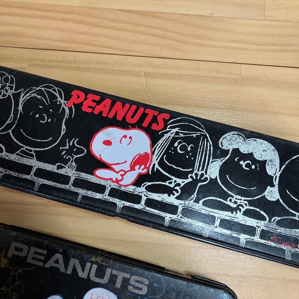 SNOOPY Showa can pencil case 2