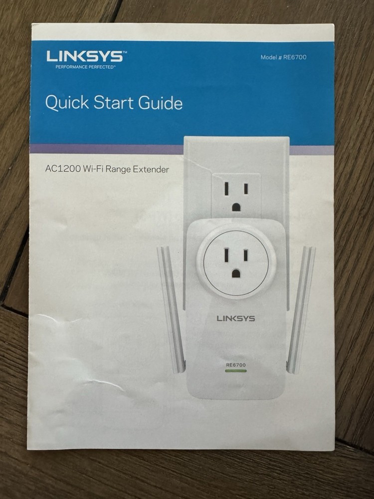 LINKSYS Wi-Fi Range Extender AC1200 Amplify