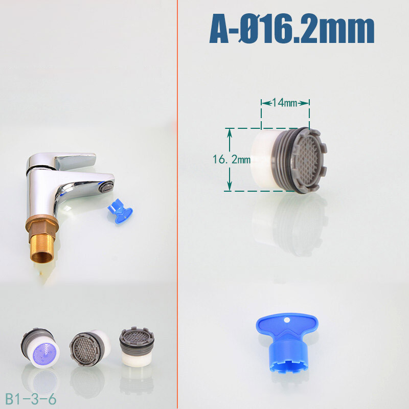 16-24mm Replacement Tap Aerator Plastic Water Saving Insert For Kitchen Bathroom