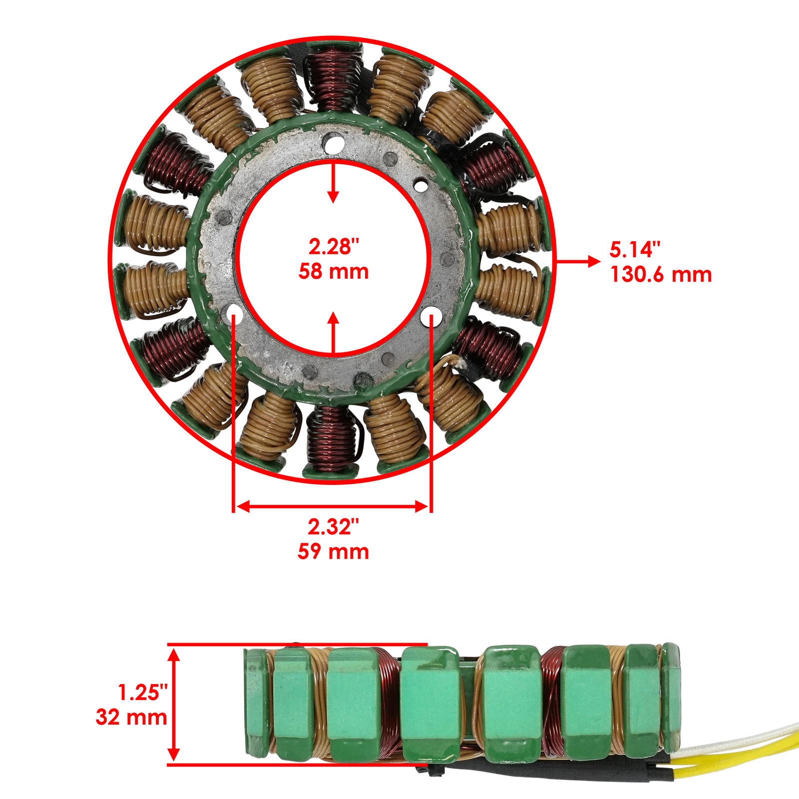 Stator & Gasket for Yamaha XVZ1300TF XVZ-1300TF Royal Star 1300 Venture 1999-09