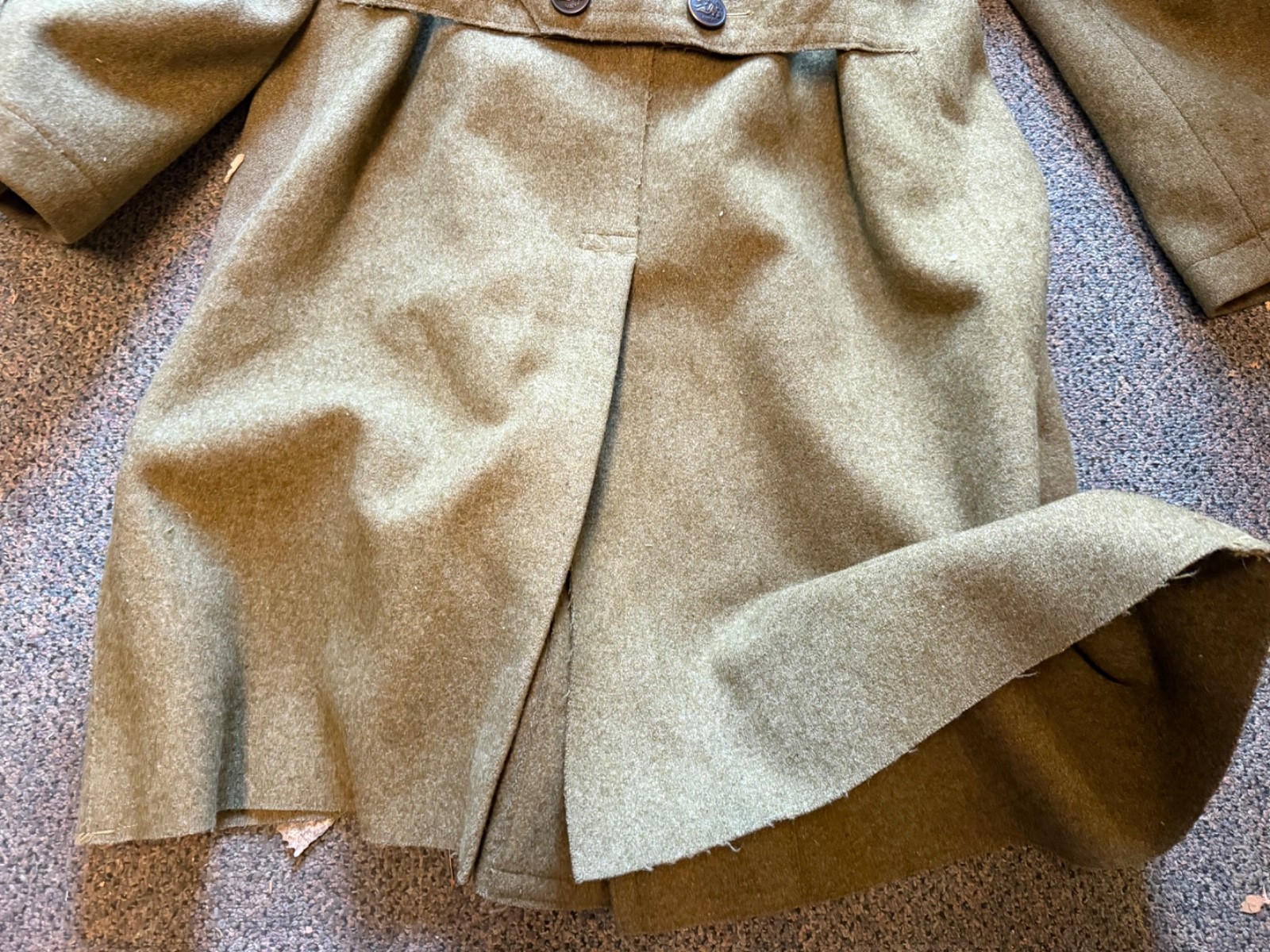 ORIGINAL WWI US ARMY WINTER M1917 GREATCOAT OVERCOAT- MEDIUM 40R