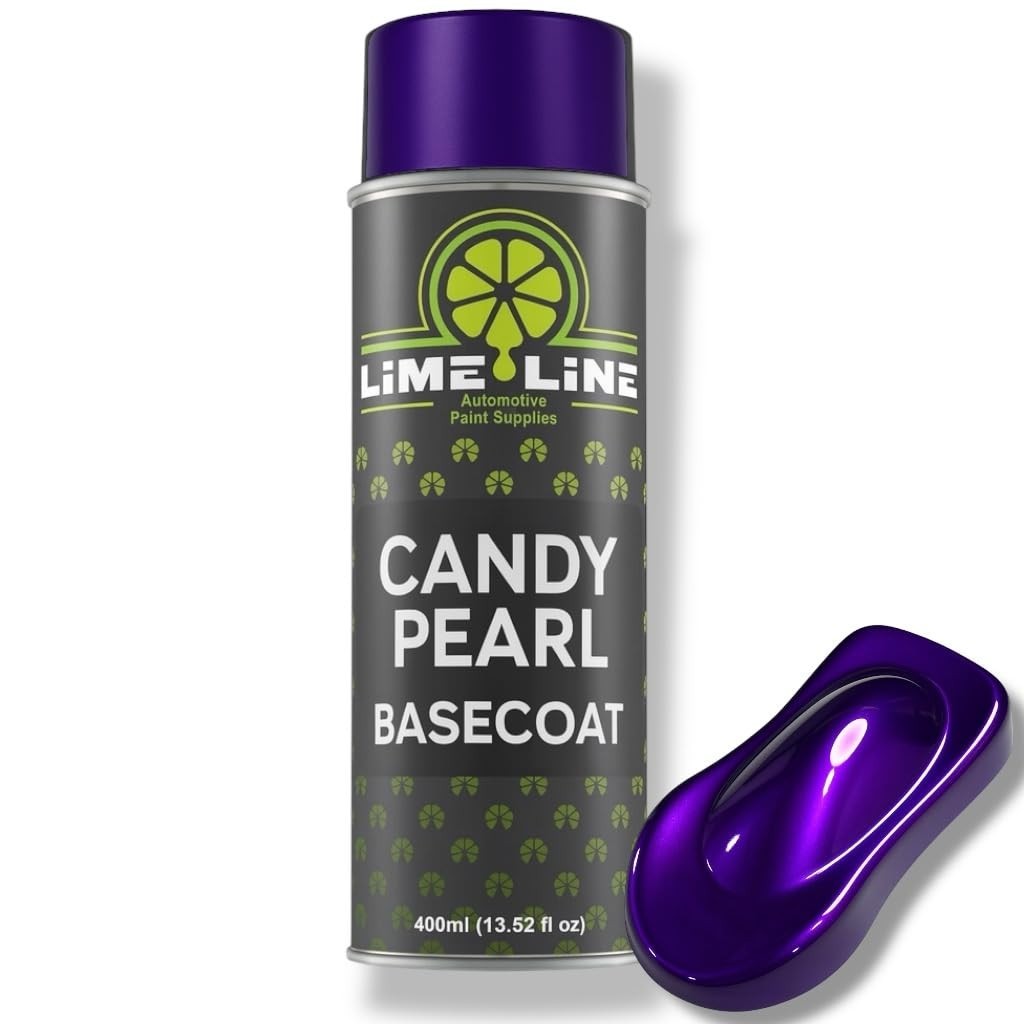 LiME LiNE Automotive Candy Pearl Basecoat - Grimace Purple Spray Paint - 13.5 Oz