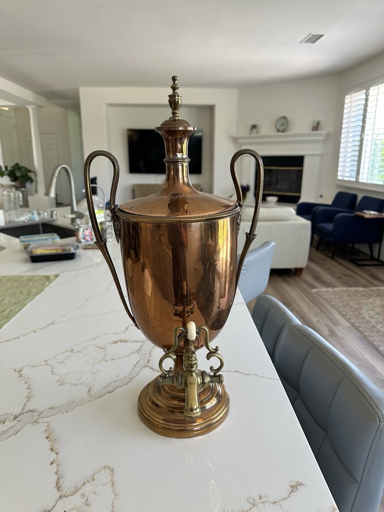 Antique Copper Russian Samavor