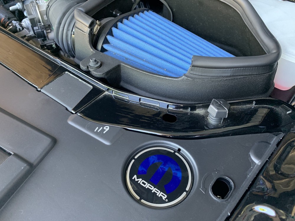 Challenger MOPAR Engine Bay Cup Holder Inlays (set of 2)