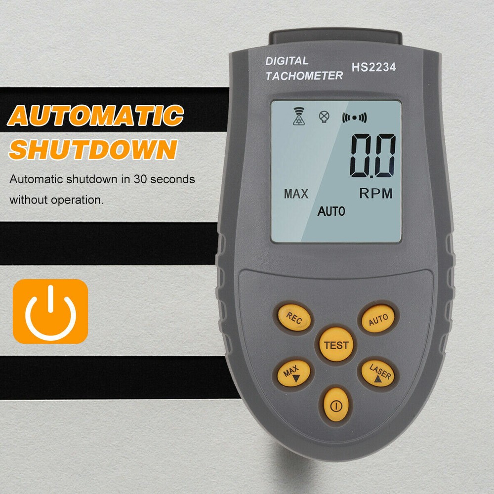 Portable High- Digital Tachometer with Manual/Automatic T4R5