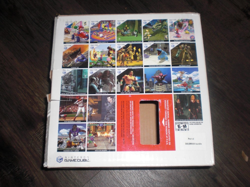 Nintendo GameCube Silver Platinum Console System BOX ONLY No Console GENUINE