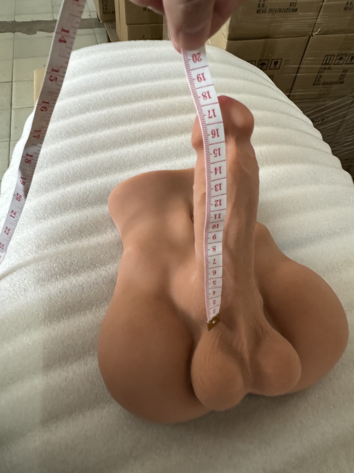 Lifelike Huge Dildo Sex Torso Dolls Male Body Adult Sex Toy Big Penis For women