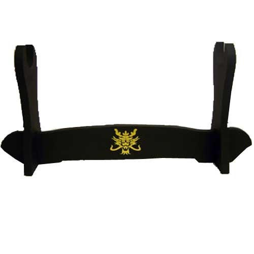 Single Wood Table Top Sword Stand