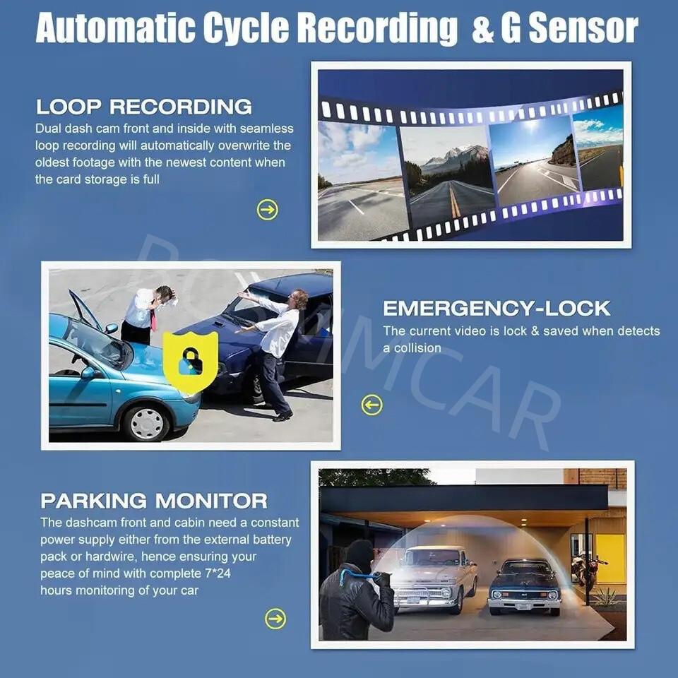 Wifi Car Dashcam 1080P DVR Camera Loop Record For Apple iPhone Android Phone