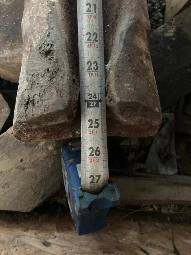 6” diameter 25” length Cable Tool Drilling Chisel Bit 2-1/4" x 3-1/4" API thread