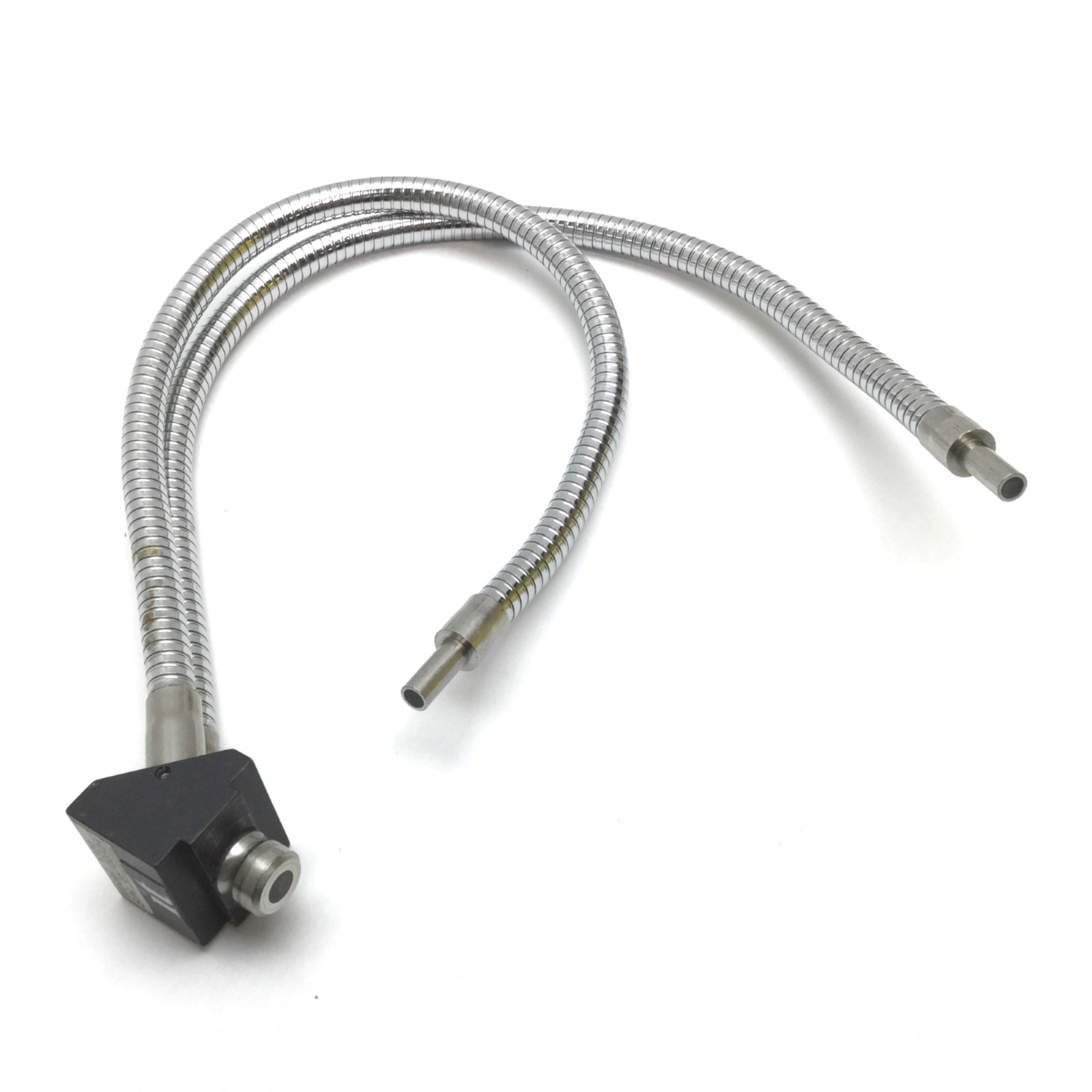 Dual Fiber Optic Microscope Light Guide, Gooseneck 5/8" In, 18" L *Bad Fibers*