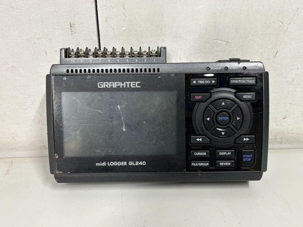 GRAPHTEC midi LOGGER GL240 Multi-Channel Data Logger