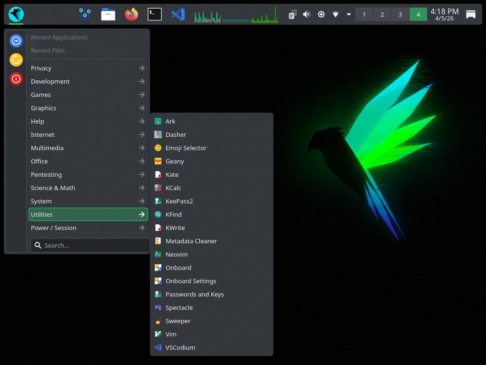 Parrot Security OS 7.1 Bootable DVD Live Hacking Security Install (64 bit)