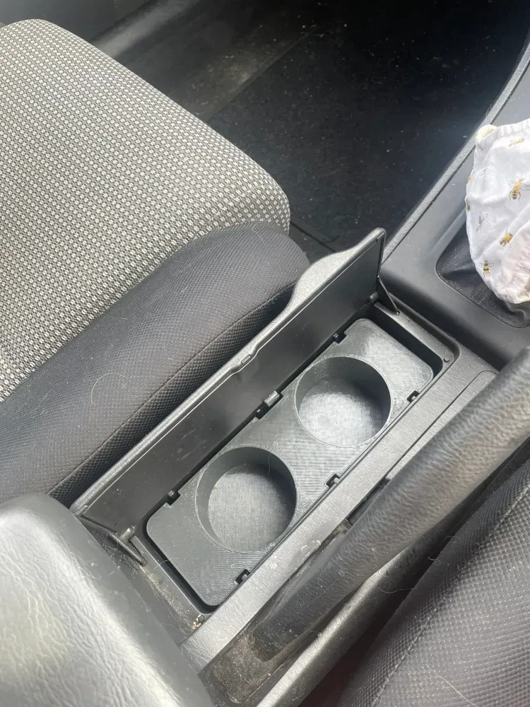 Toyota Corolla Cup Holder Insert Console Organizer. Fits 2003-2008 Corolla (E12)