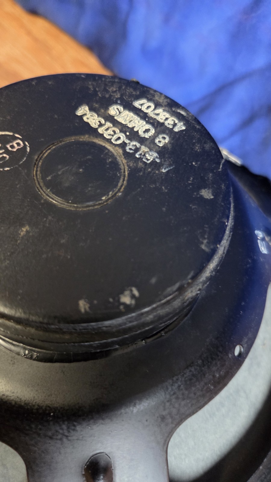 Vintage Ceramic speaker 10"Cleveland 8 Ohm Rib Cone Jensen Era Tube Amp Guitar