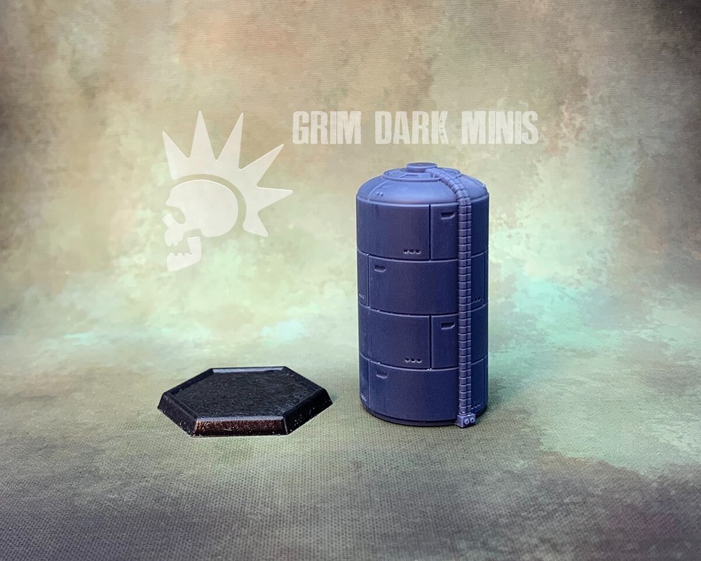 Battletech CGL Scale Terrain - Medium Storage Tank