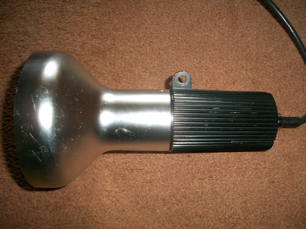 1950s Adjustable Clamp Lamp working